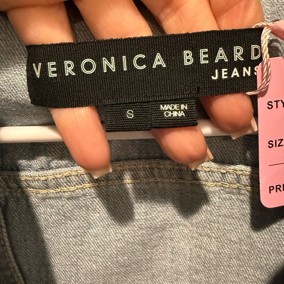 💋Veronica Beard Blue and Green Bomber Jacket 021 - Picture 6 of 6